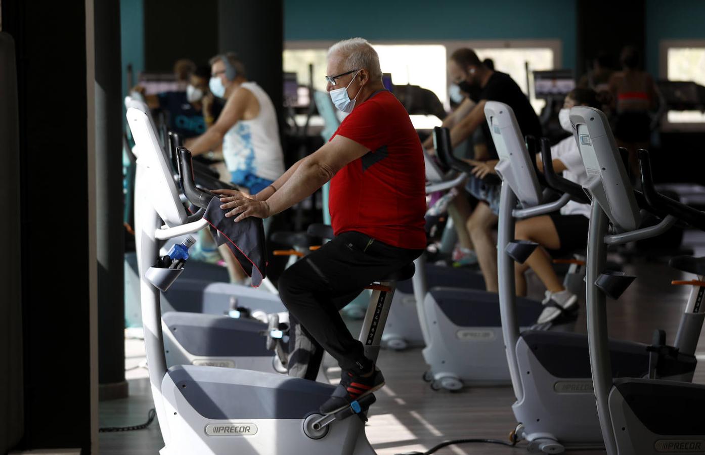 La vuelta a los gimnasios de Córdoba, en imágenes