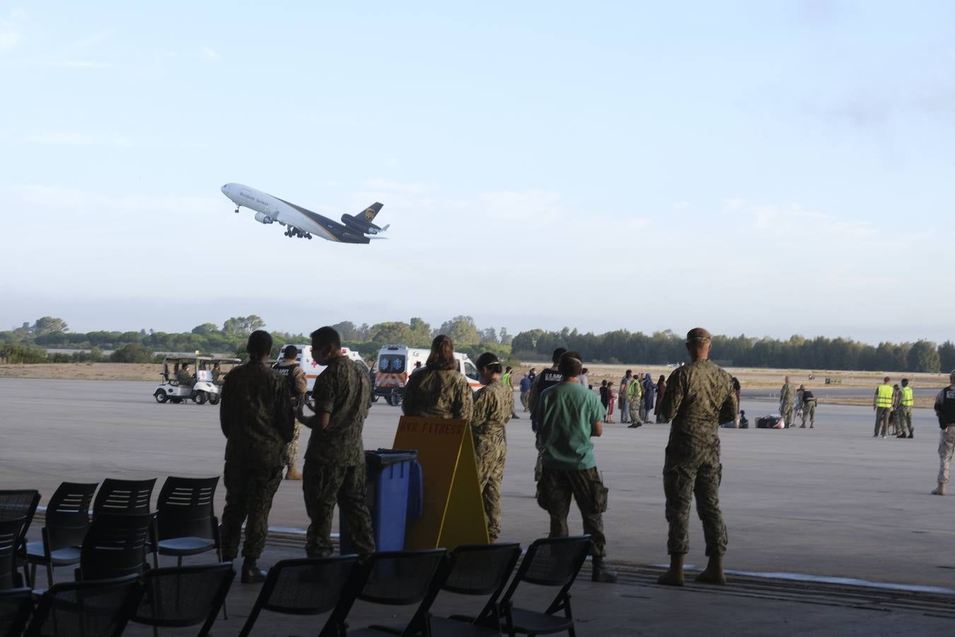 FOTOS: Así viven los refugiados afganos en la Base Naval de Rota