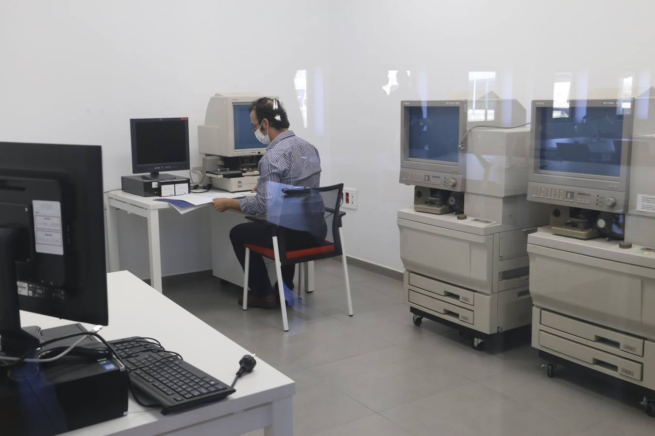 Inauguración del Archivo General de Andalucía en Sevilla