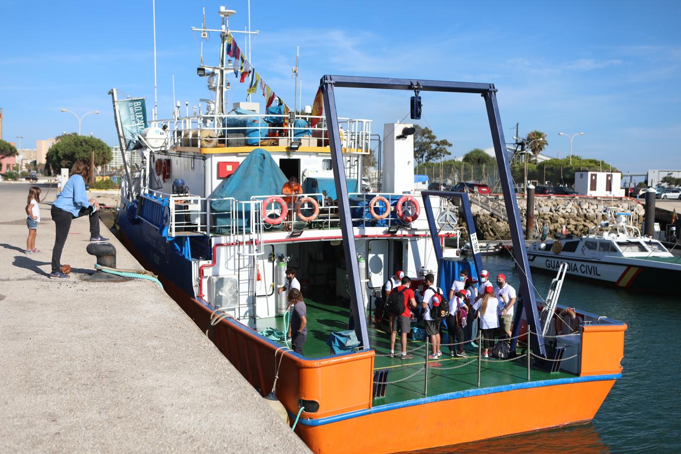 Fotos: La salida del buque oceanográfico &#039;UCAdiz&#039;