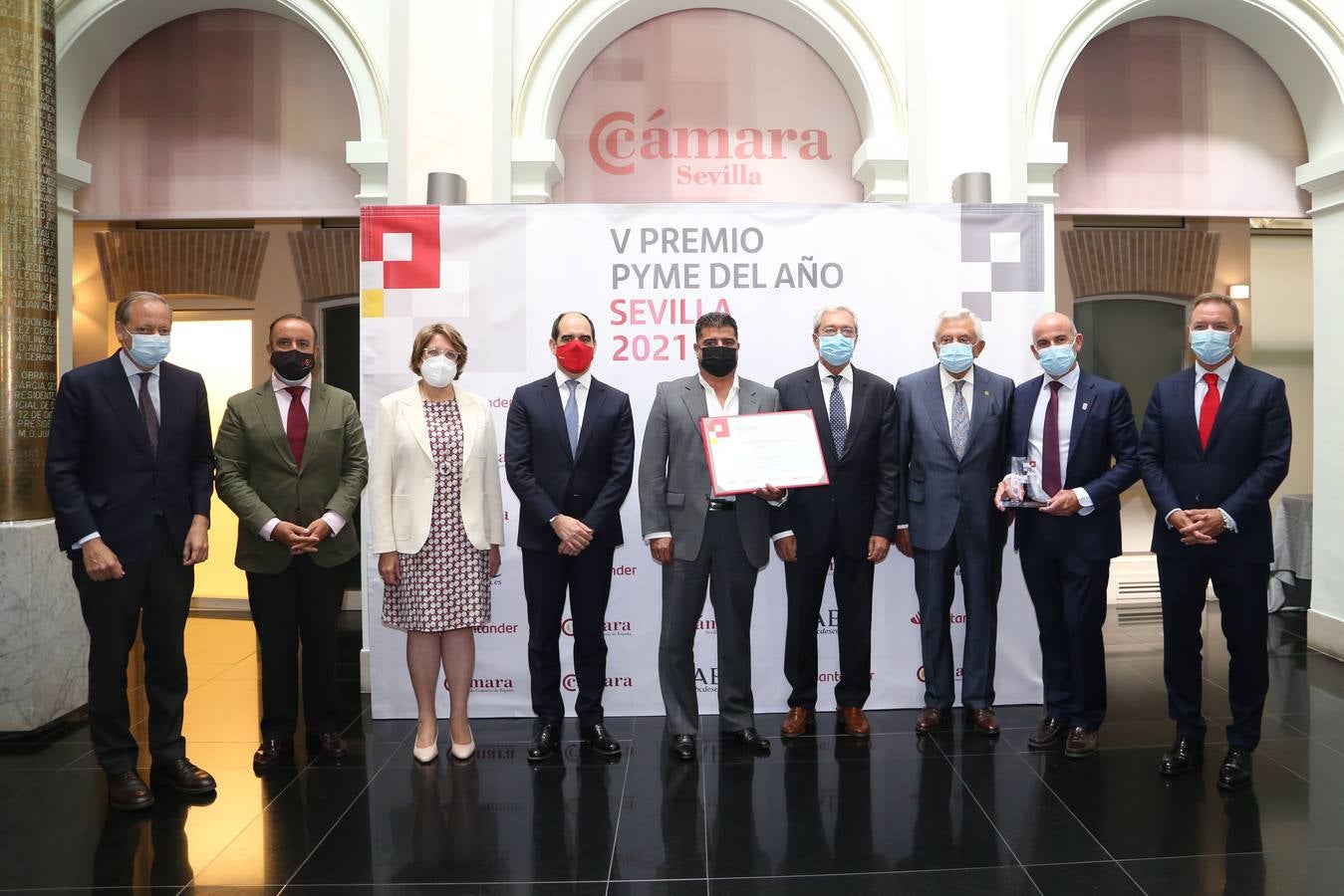 Entrega del premio Pyme del Año 2021 de Sevilla