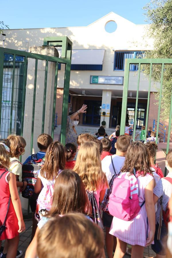 En imágenes, inicio de curso en el colegio Tartessos de Sevilla