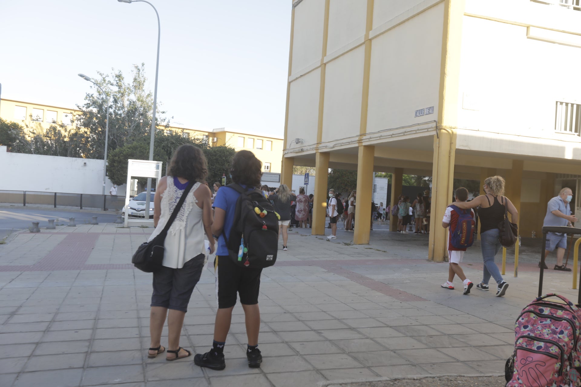 En imágenes: Primer día de colegio en Cádiz