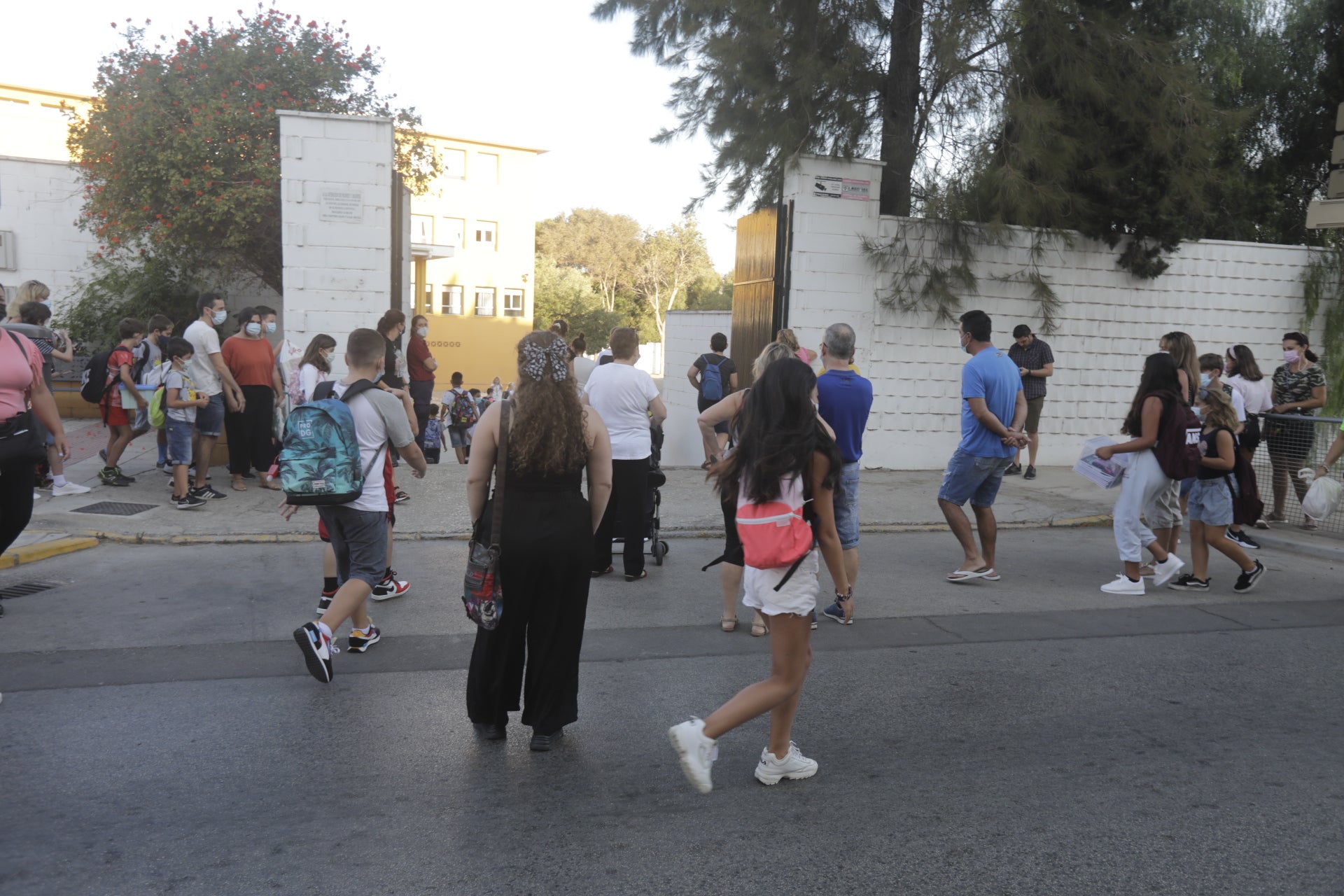 En imágenes: Primer día de colegio en Cádiz