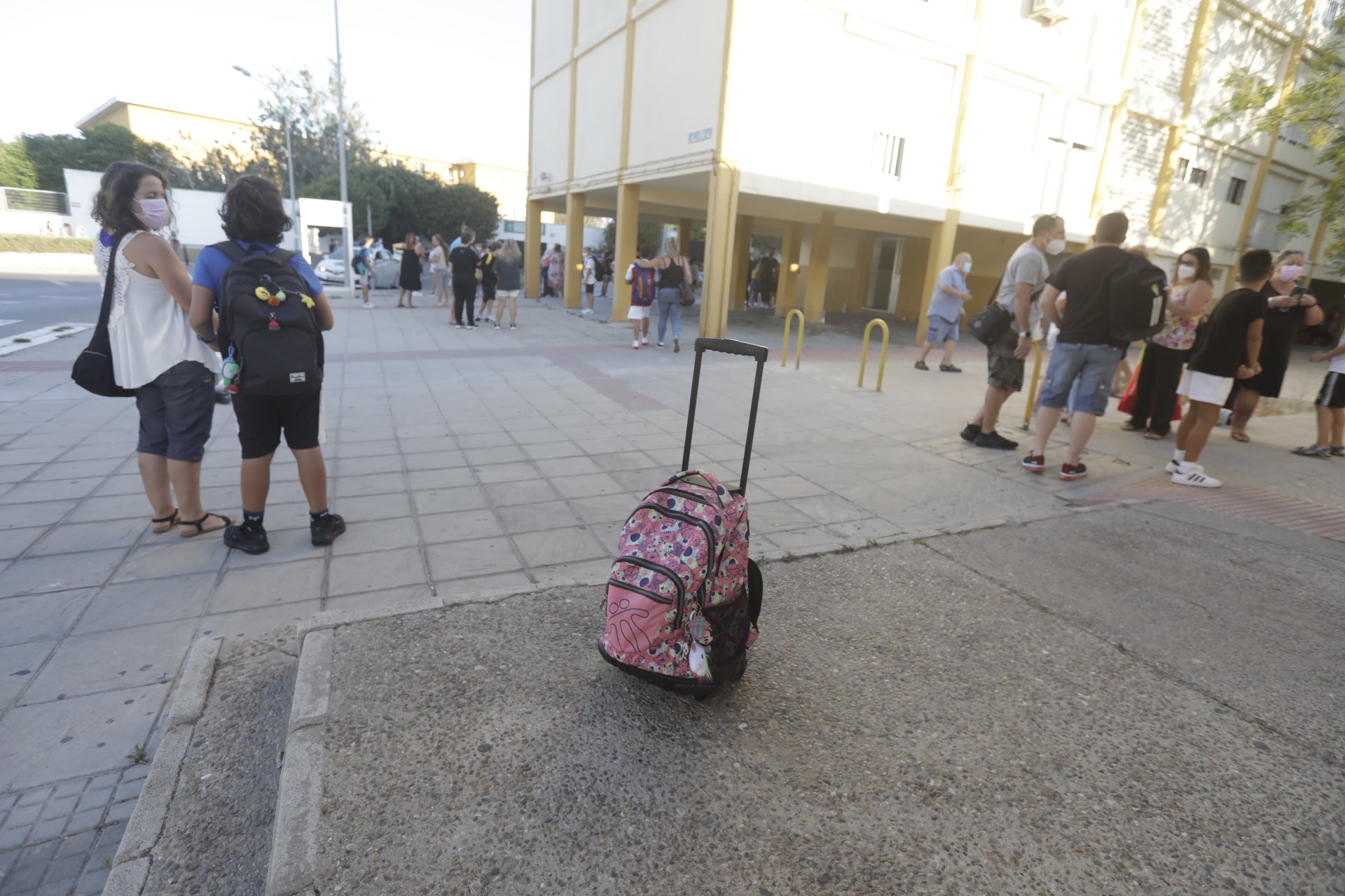 En imágenes: Primer día de colegio en Cádiz