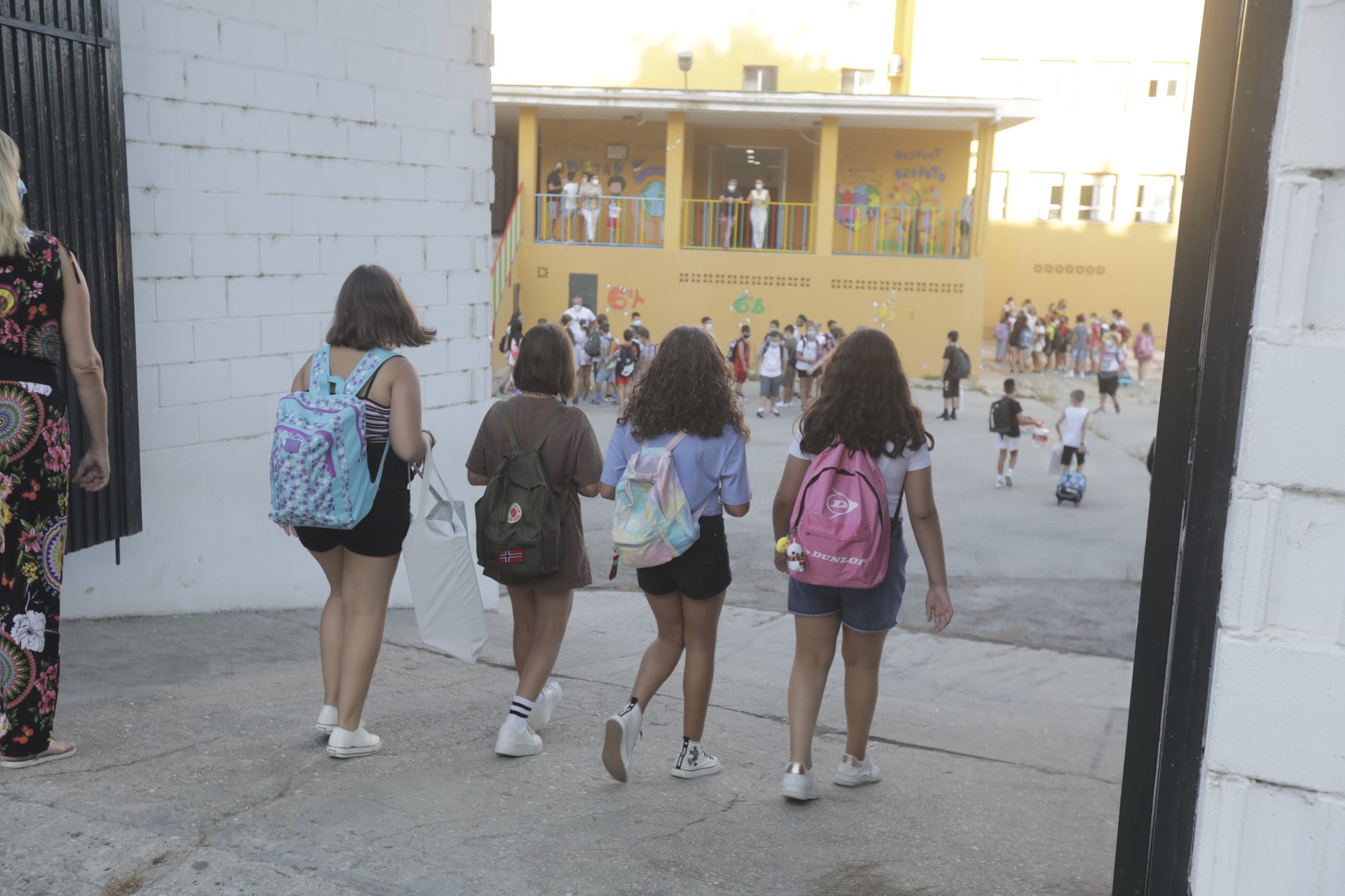 En imágenes: Primer día de colegio en Cádiz