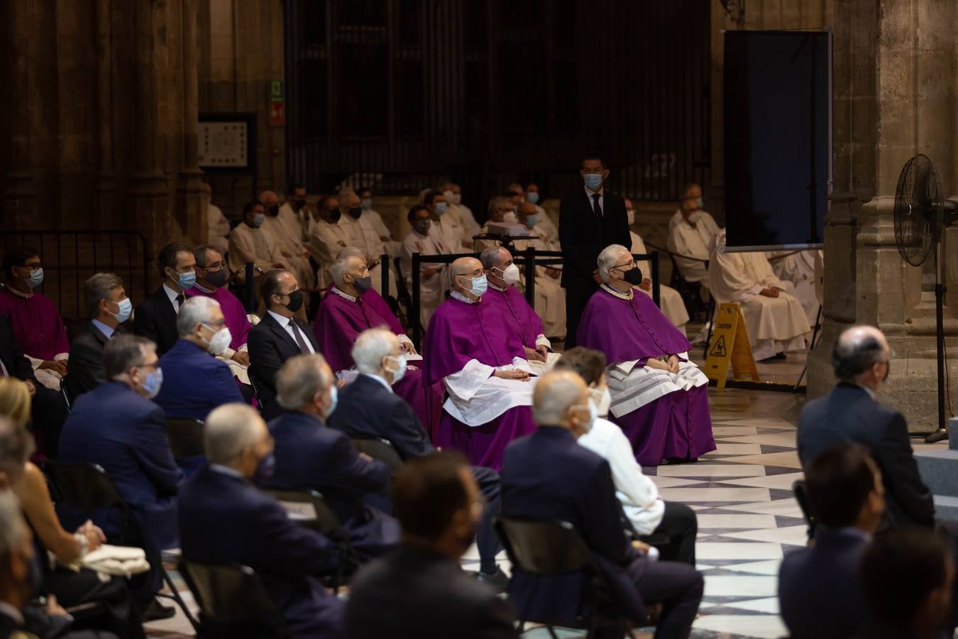 José Ángel Saiz ha dicho que el palio se convierte «en símbolo de nuestro amor a Cristo Buen Pastor, y de que, unidos a Él, debemos amar a todas las personas, en particular a los heridos» y que ser pastores en la Iglesia de Cristo significa justamente «participar en esta tarea, que el palio nos recuerda»