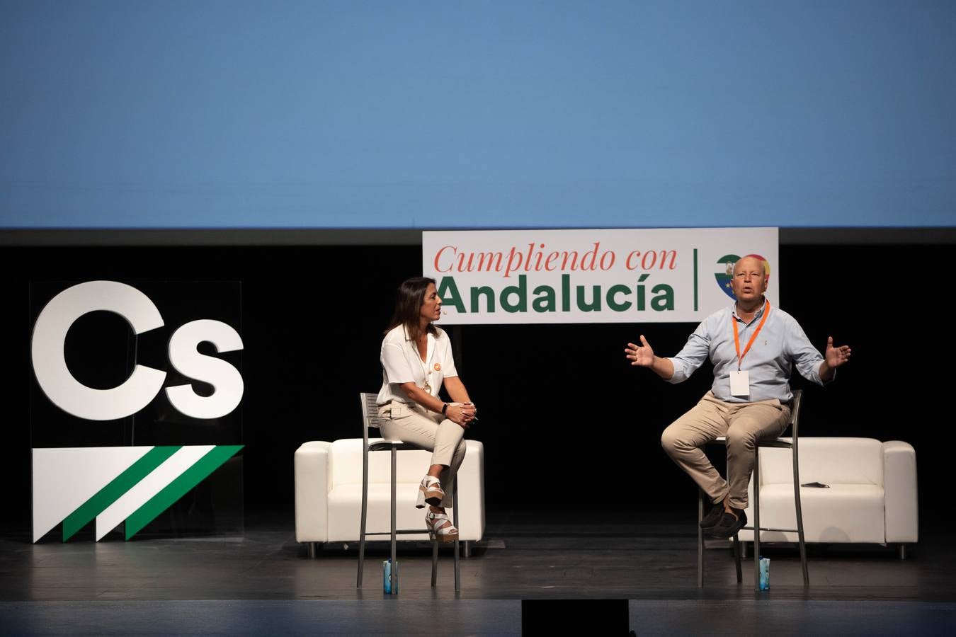 El acto de Ciudadanos tuvo lugar este domingo en el auditorio principal de Fibes