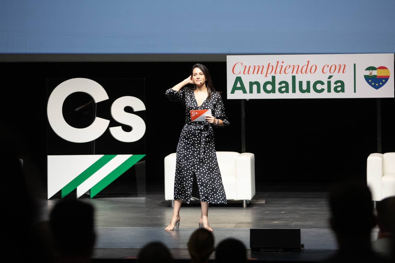 El acto de Ciudadanos tuvo lugar este domingo en el auditorio principal de Fibes