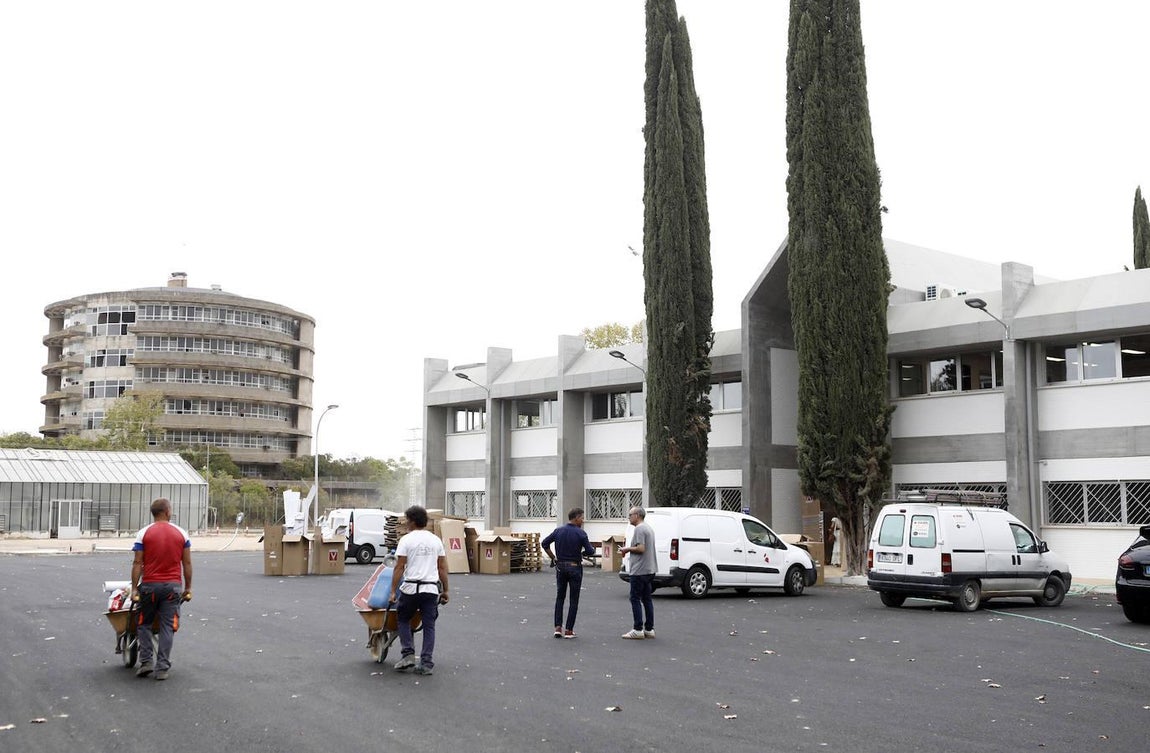 Los preparativos del nuevo campus de FP de Córdoba, en imágenes
