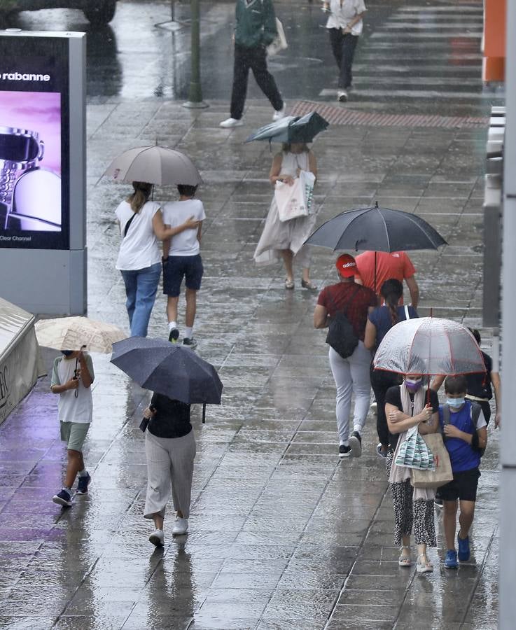 La lluvia deja un acumulado de casi 27 litros por metro cuadrado en Sevilla