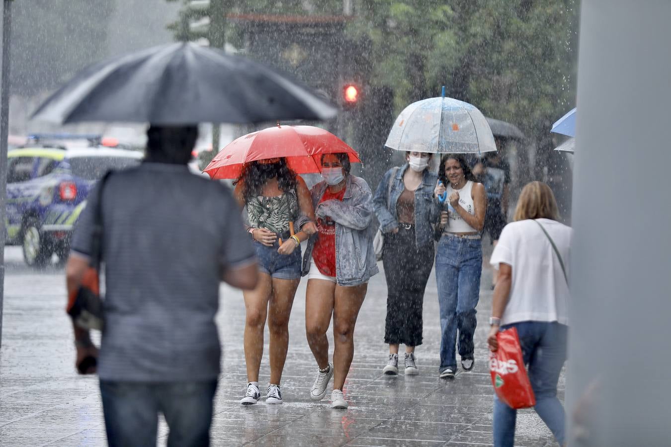 La lluvia deja un acumulado de casi 27 litros por metro cuadrado en Sevilla