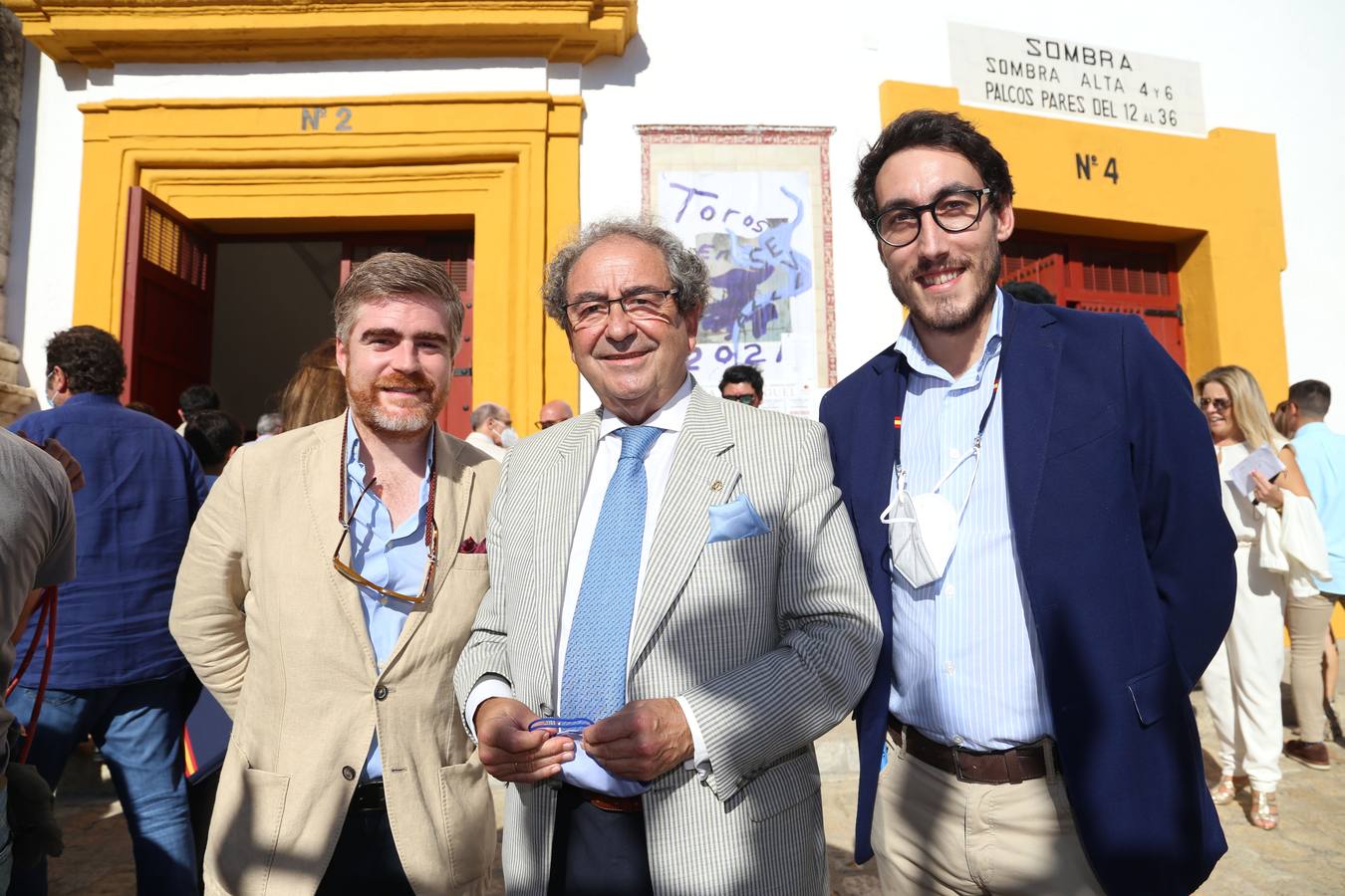 Carlos Peñuela, José Antonio Fernández Cabrero y Mario Vara. 