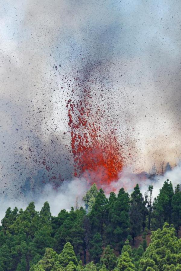 En imágenes: la erupción del volcán en La Palma