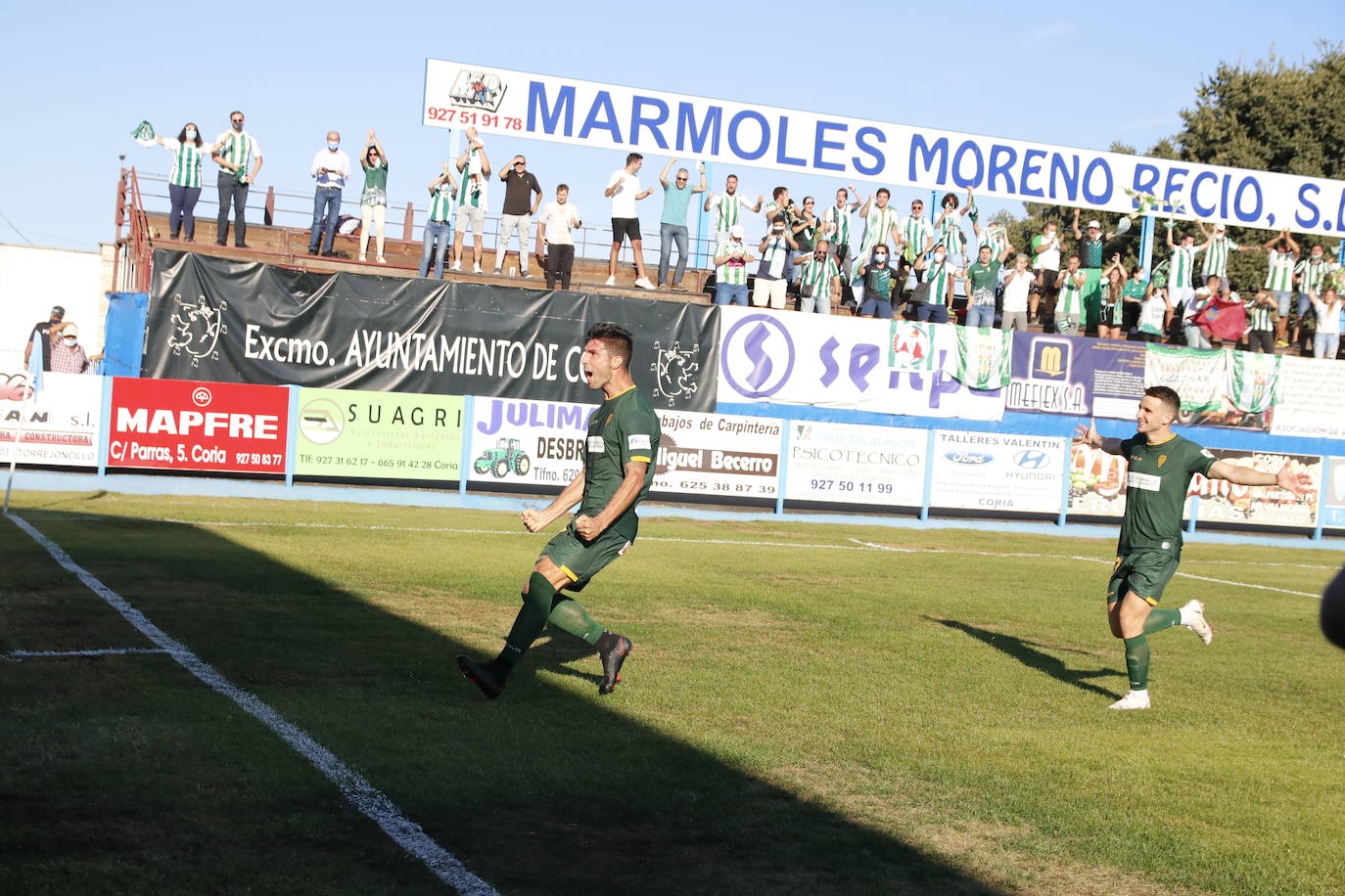 El CD Coria - Córdoba CF, en imágenes