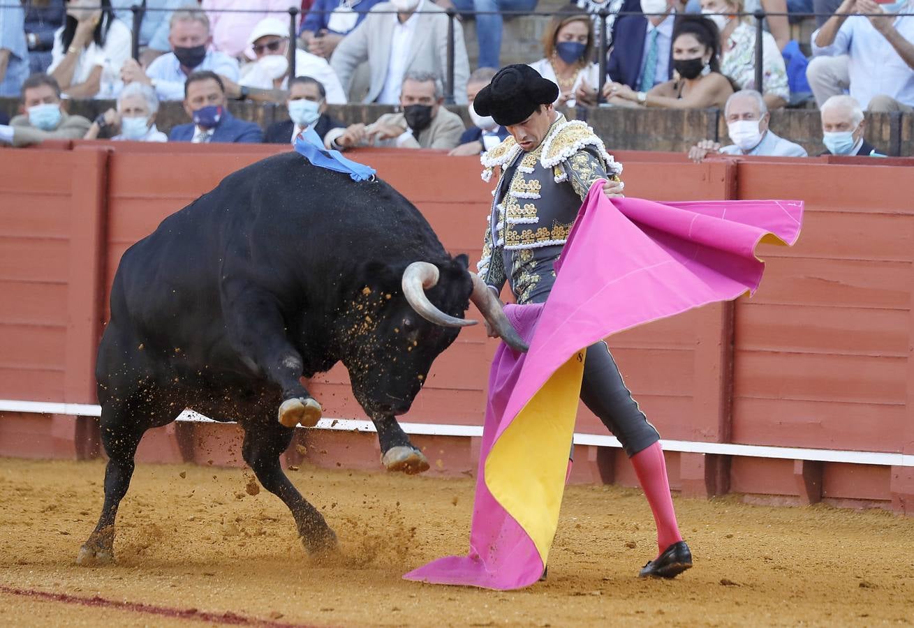 José María Manzanares, en un momento de su faena