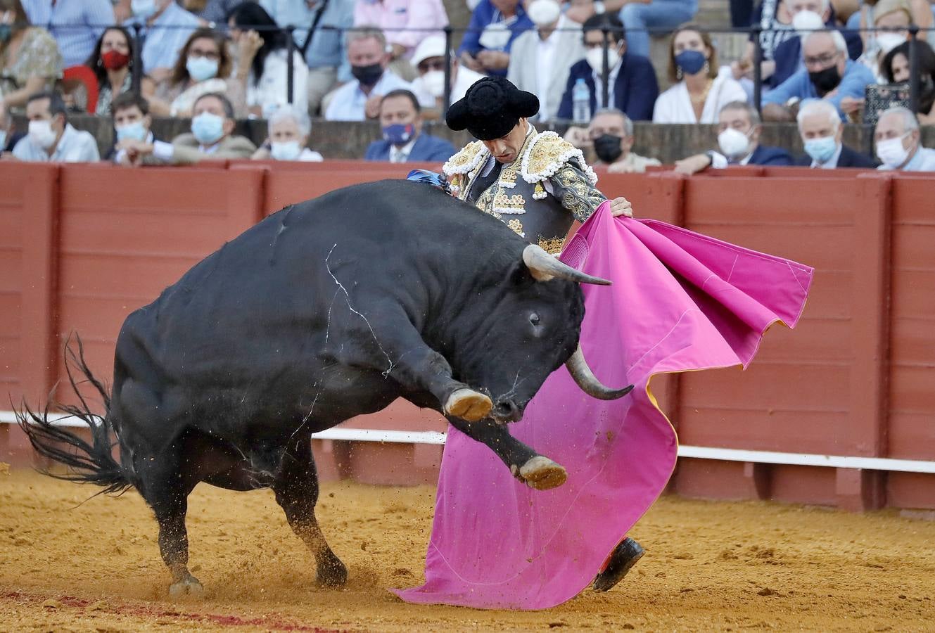 José María Manzanares, en un momento de su faena