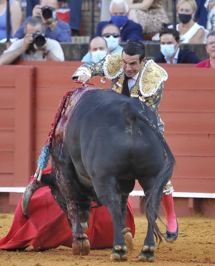 José María Manzanares, en un momento de su faena