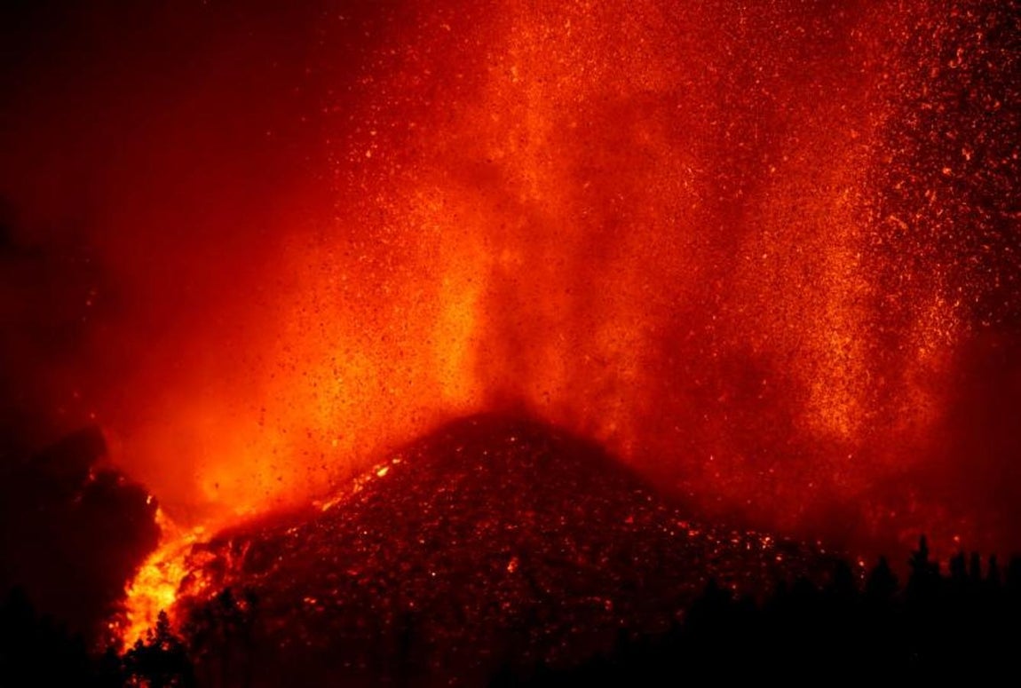 En imágenes: la erupción del volcán en La Palma
