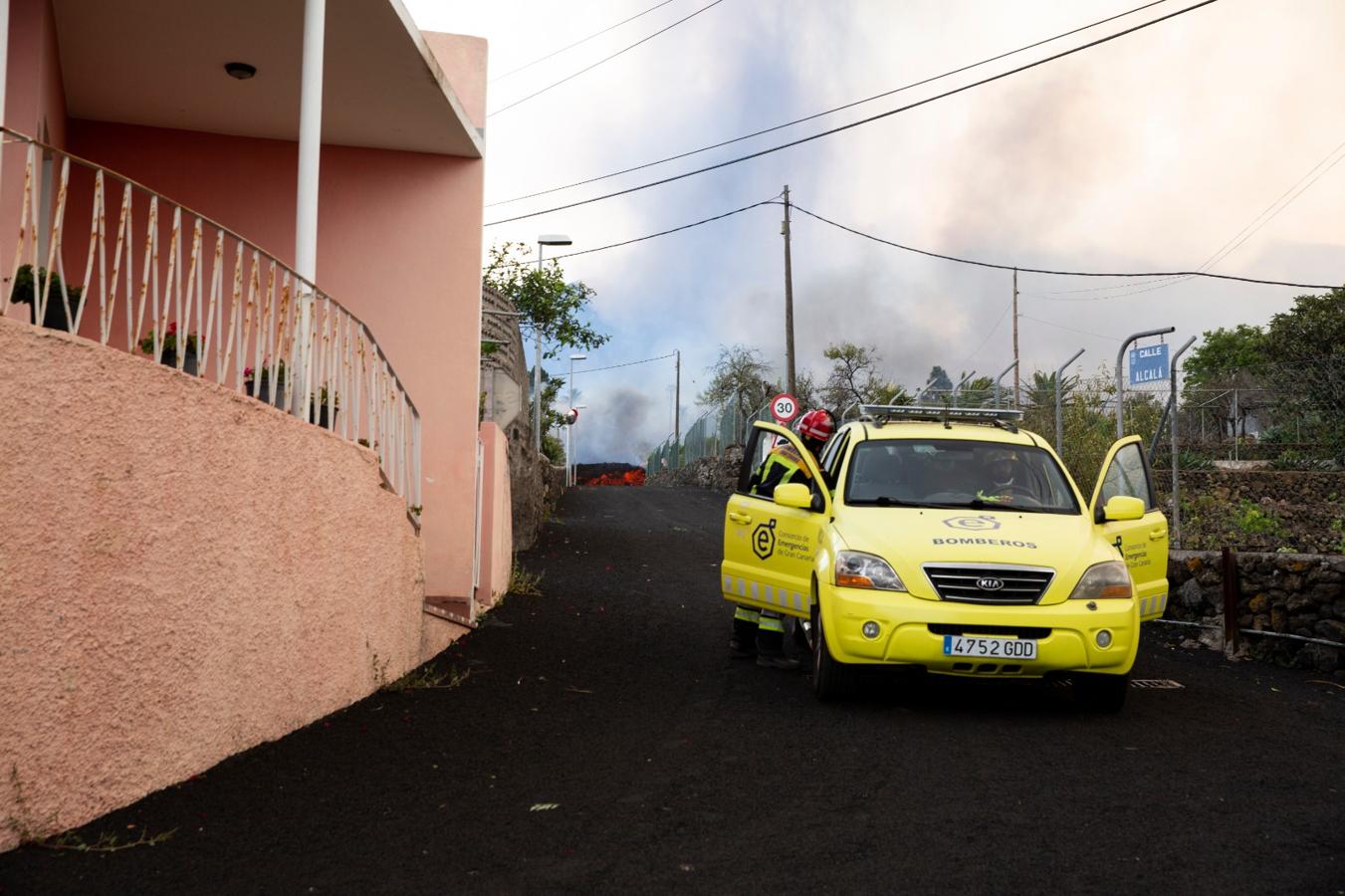 El día después de la erupción del volcán, en imágenes