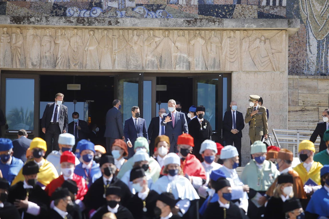 El Rey inaugura el curso universitario en Córdoba (II), en imágenes