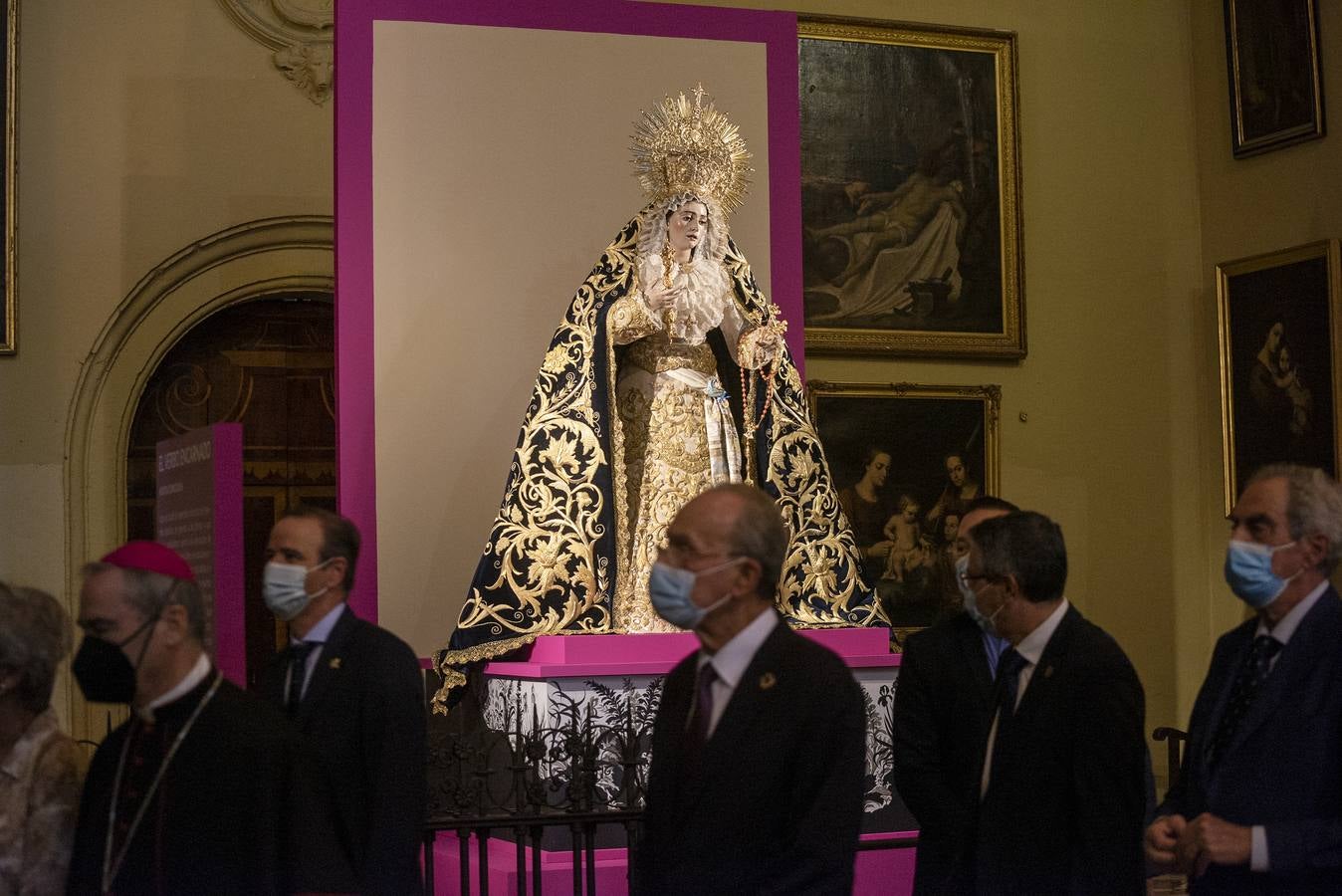 Inauguración de la exposición 'El Verbo encarnado', en la Catedral de Málaga