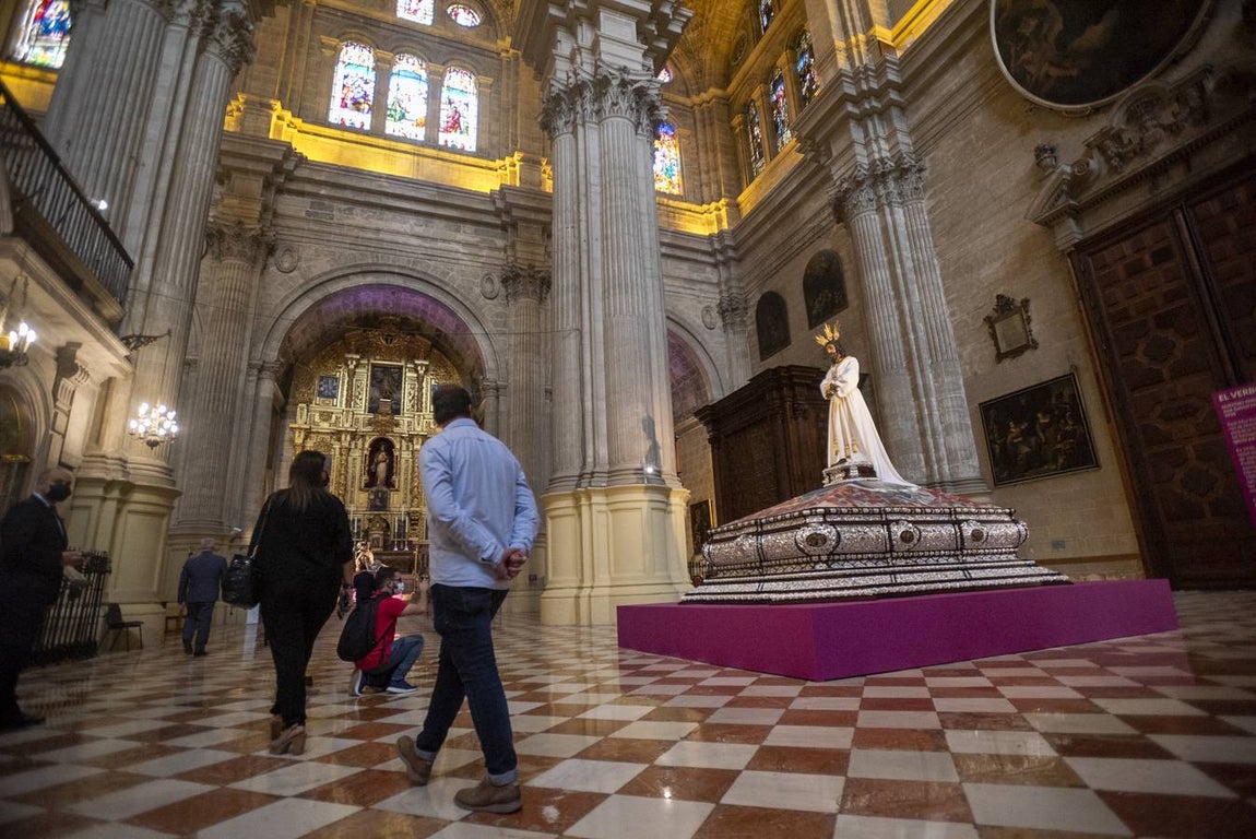 Inauguración de la exposición 'El Verbo encarnado', en la Catedral de Málaga