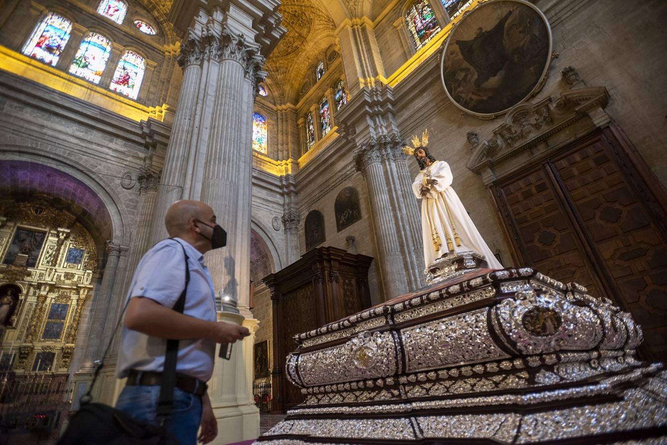 Inauguración de la exposición 'El Verbo encarnado', en la Catedral de Málaga