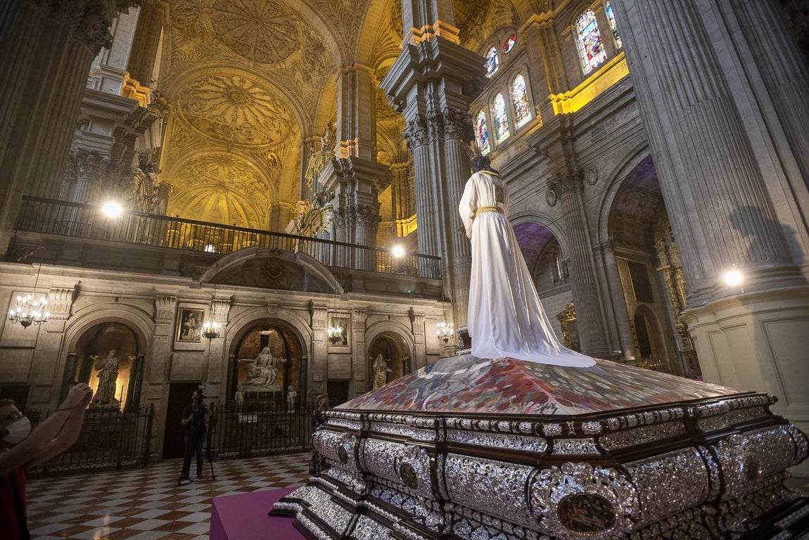 Inauguración de la exposición 'El Verbo encarnado', en la Catedral de Málaga