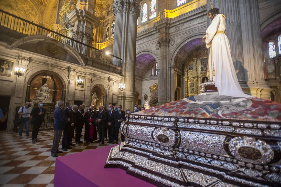 Inauguración de la exposición 'El Verbo encarnado', en la Catedral de Málaga