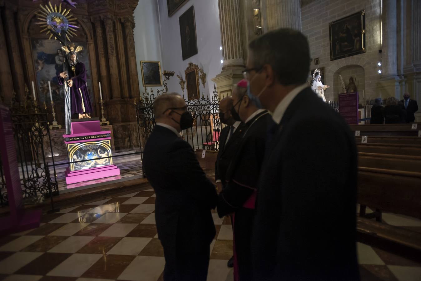 Inauguración de la exposición 'El Verbo encarnado', en la Catedral de Málaga