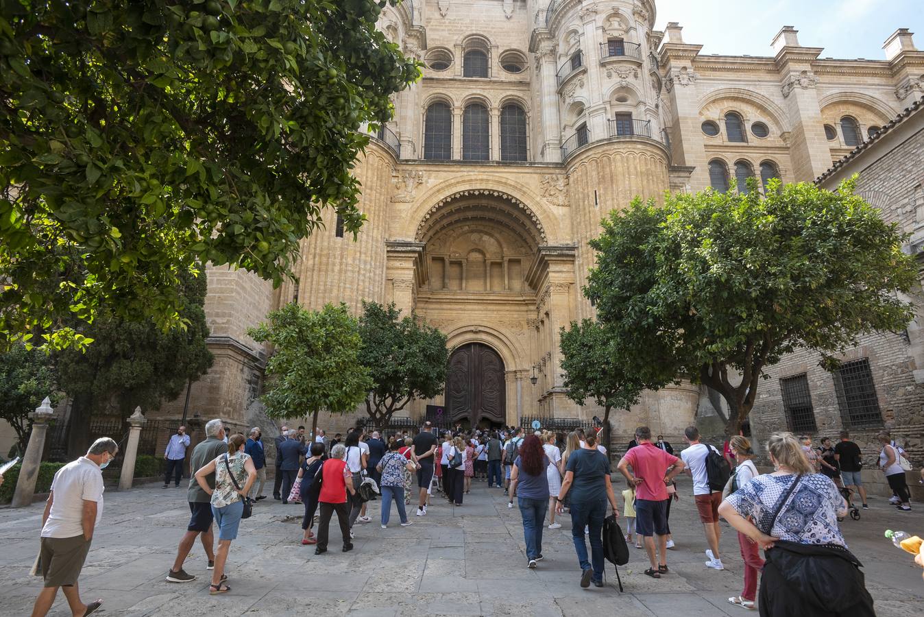 Inauguración de la exposición 'El Verbo encarnado', en la Catedral de Málaga