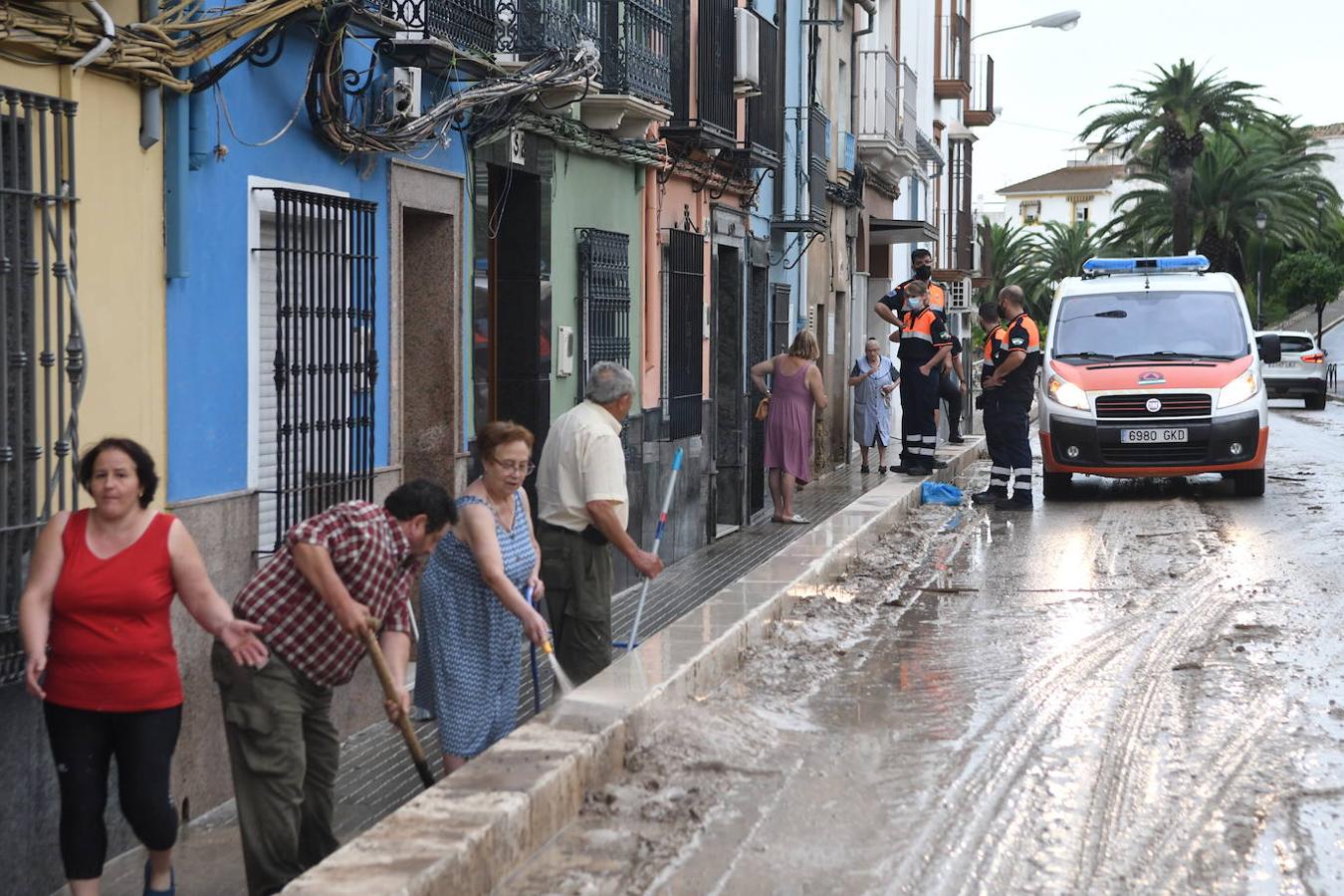 Inundaciones en Córdoba | La tromba de agua en Lucena y sus consecuencias, en imágenes