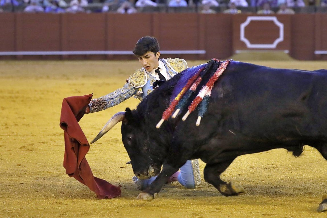 Miguel Perera, en la Maestranza