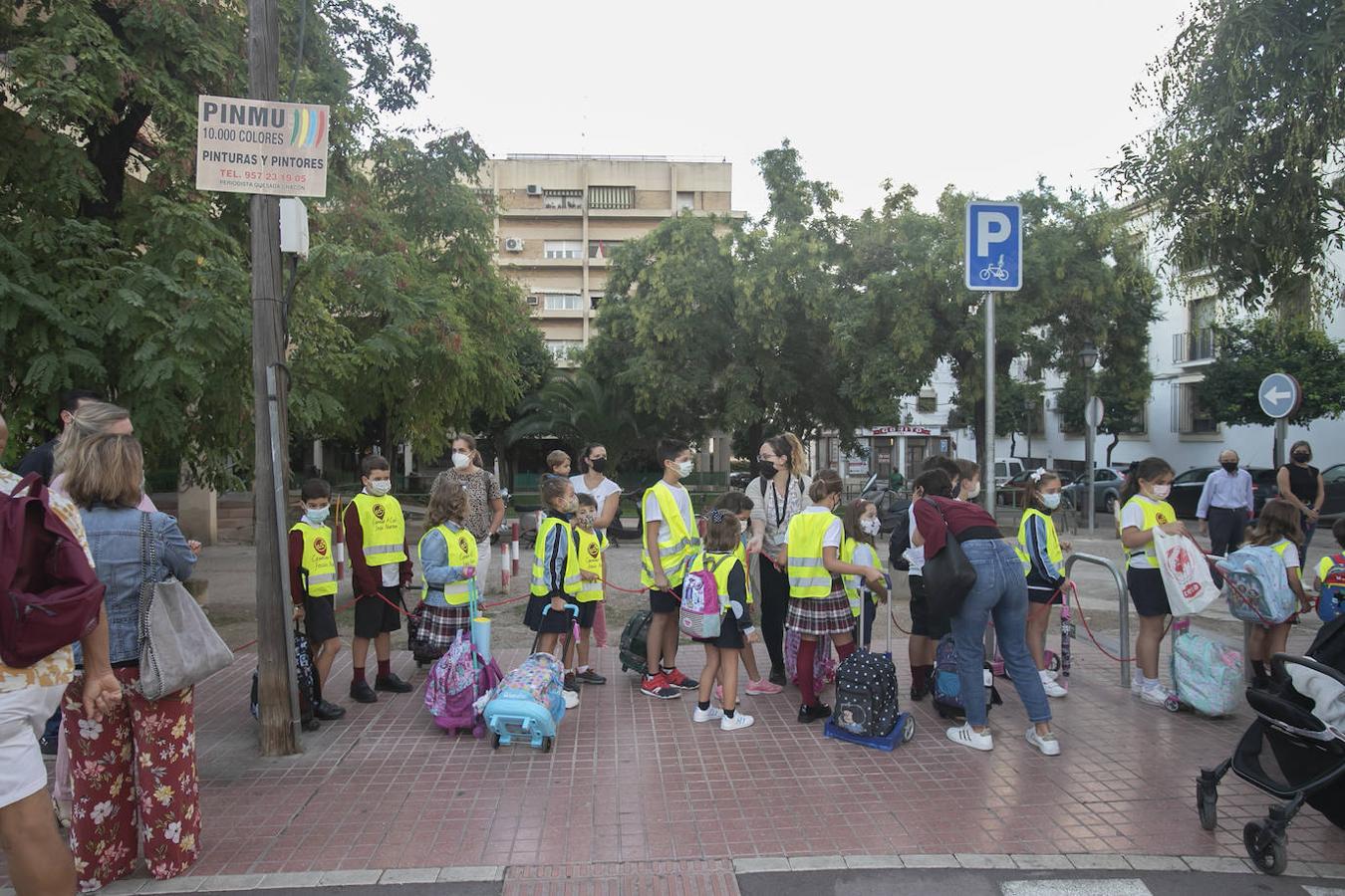 El inicio de la ruta Camino al Cole en Córdoba, en imágenes