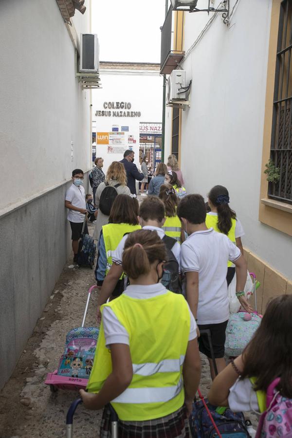 El inicio de la ruta Camino al Cole en Córdoba, en imágenes