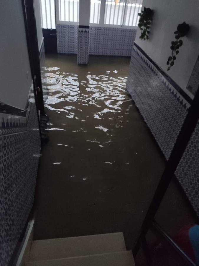 En imágenes, inundaciones en la costa de Huelva por intensas lluvias