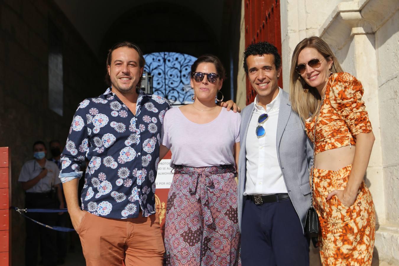 Antonio Cordero, Cristina Ruiz, Víctor Puerto y Noelia Margotón. 