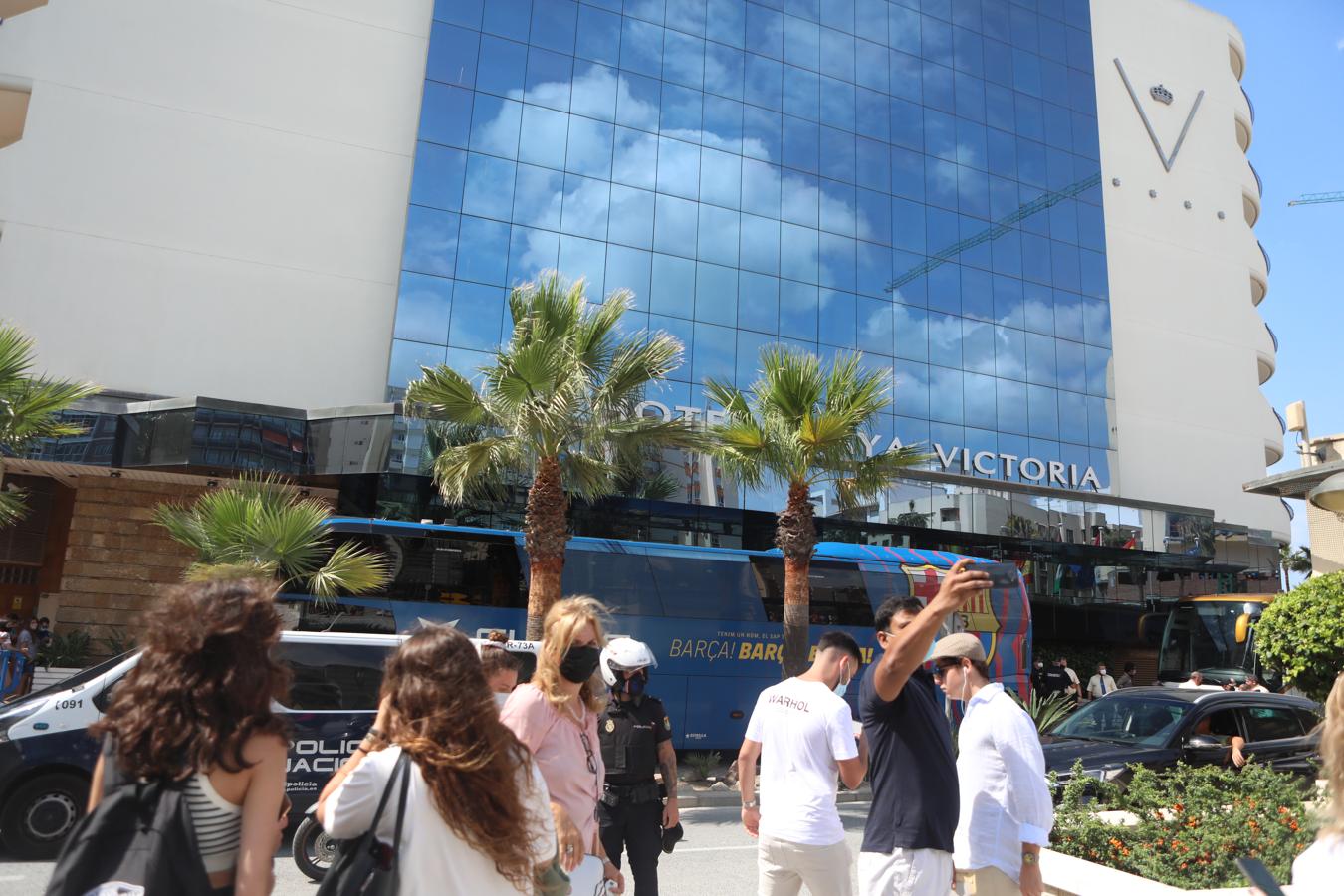 FOTOS: La llegada del Barcelona a Cádiz