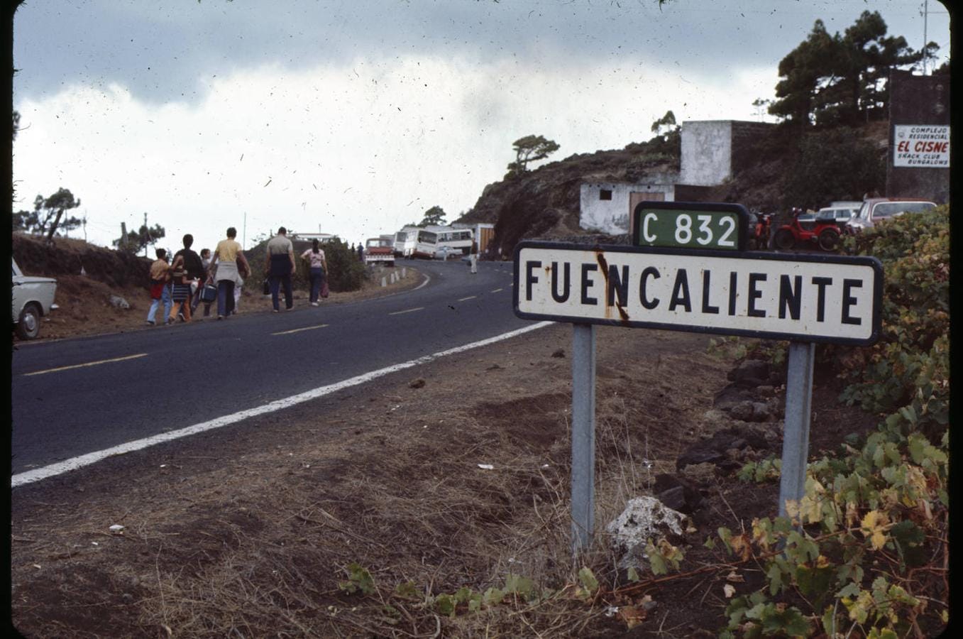 El 20 de octubre de 1971, una vecina de Fuencaliente manifestó haber percibido un temblor de la tierra, con movimiento de algunos enseres de su hogar y vibración de cristales. 