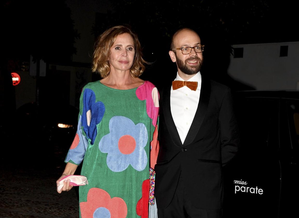 Agatha Ruiz de la Prada y su hijo, Tristán. 