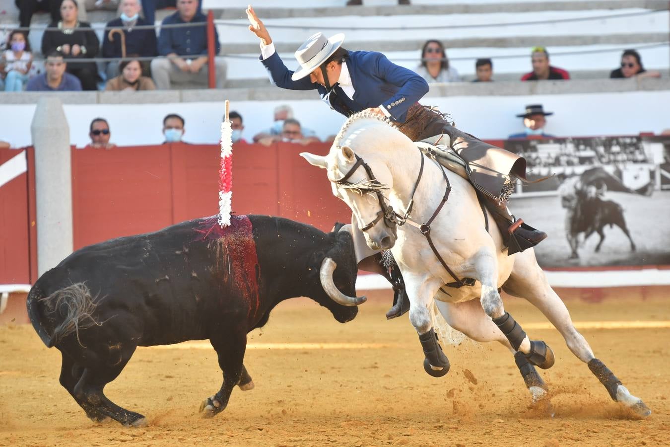 Feria de Pozoblanco | Ventura manda en una tarde de rejoneo con la terna a hombros