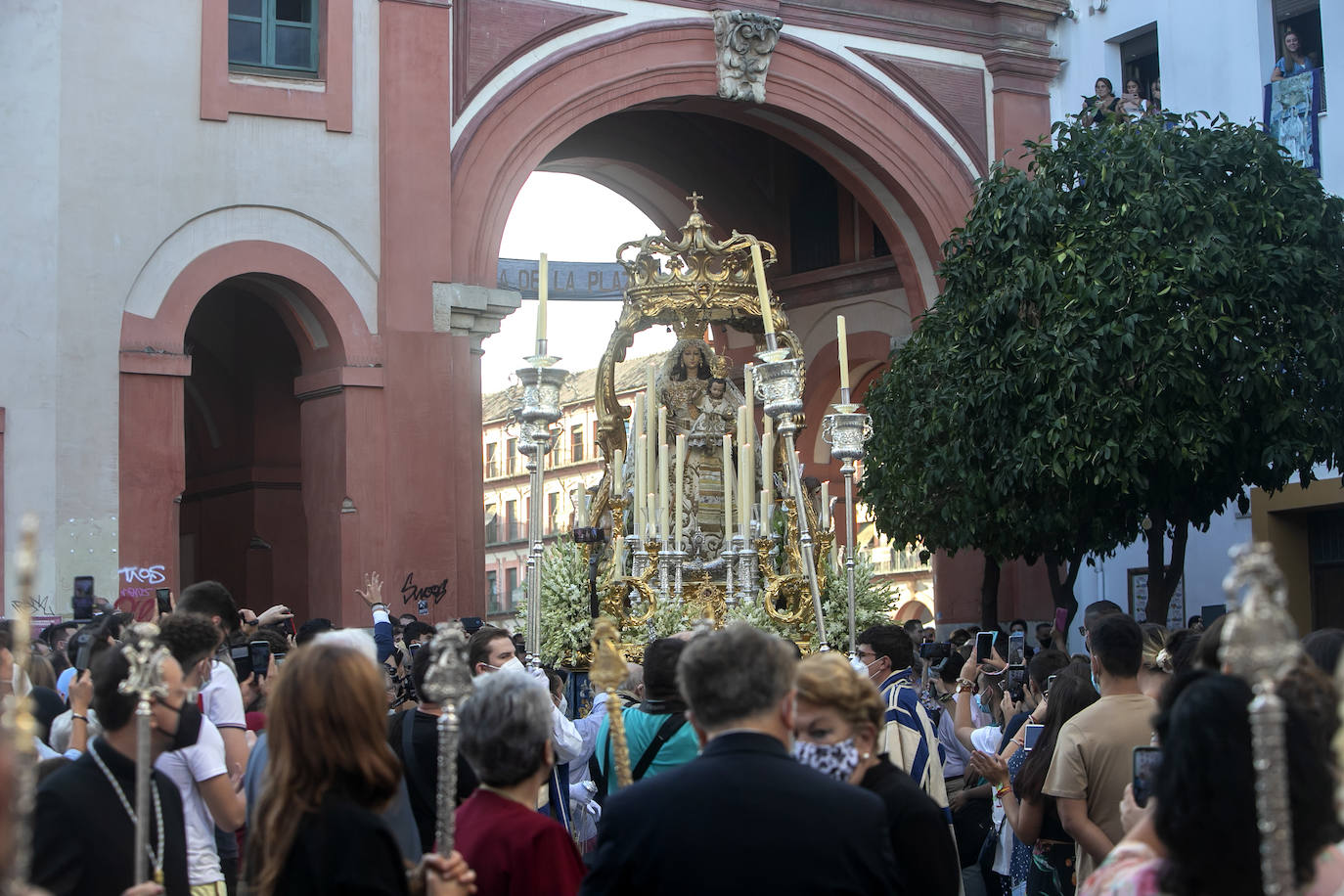 La procesión de la Virgen del Socorro de Córdoba, en imágenes