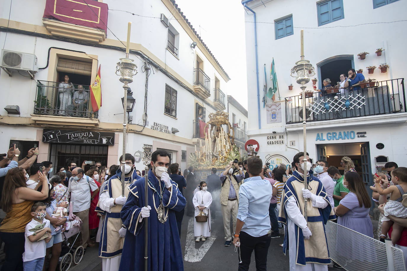 La procesión de la Virgen del Socorro de Córdoba, en imágenes