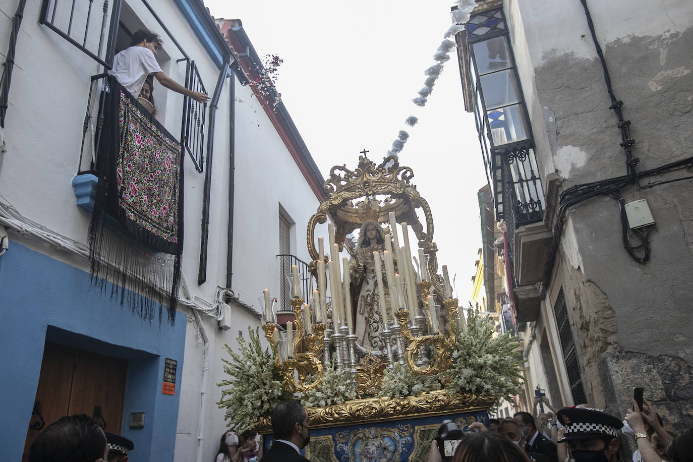 La procesión de la Virgen del Socorro de Córdoba, en imágenes