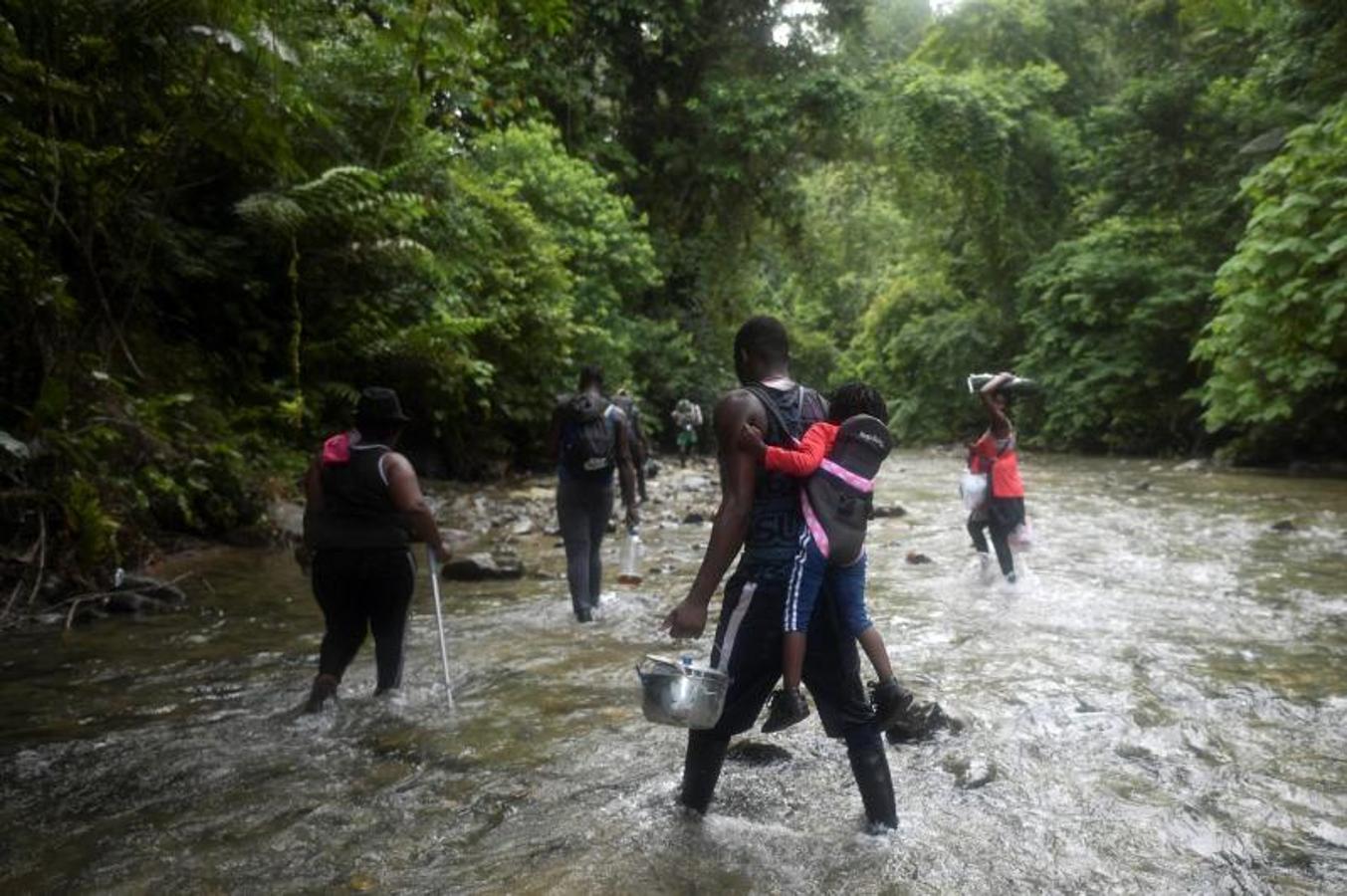 El tapón de Darién se encuentra cerca de Acandi, en Colombia, y es el paso hacia Panamá. 