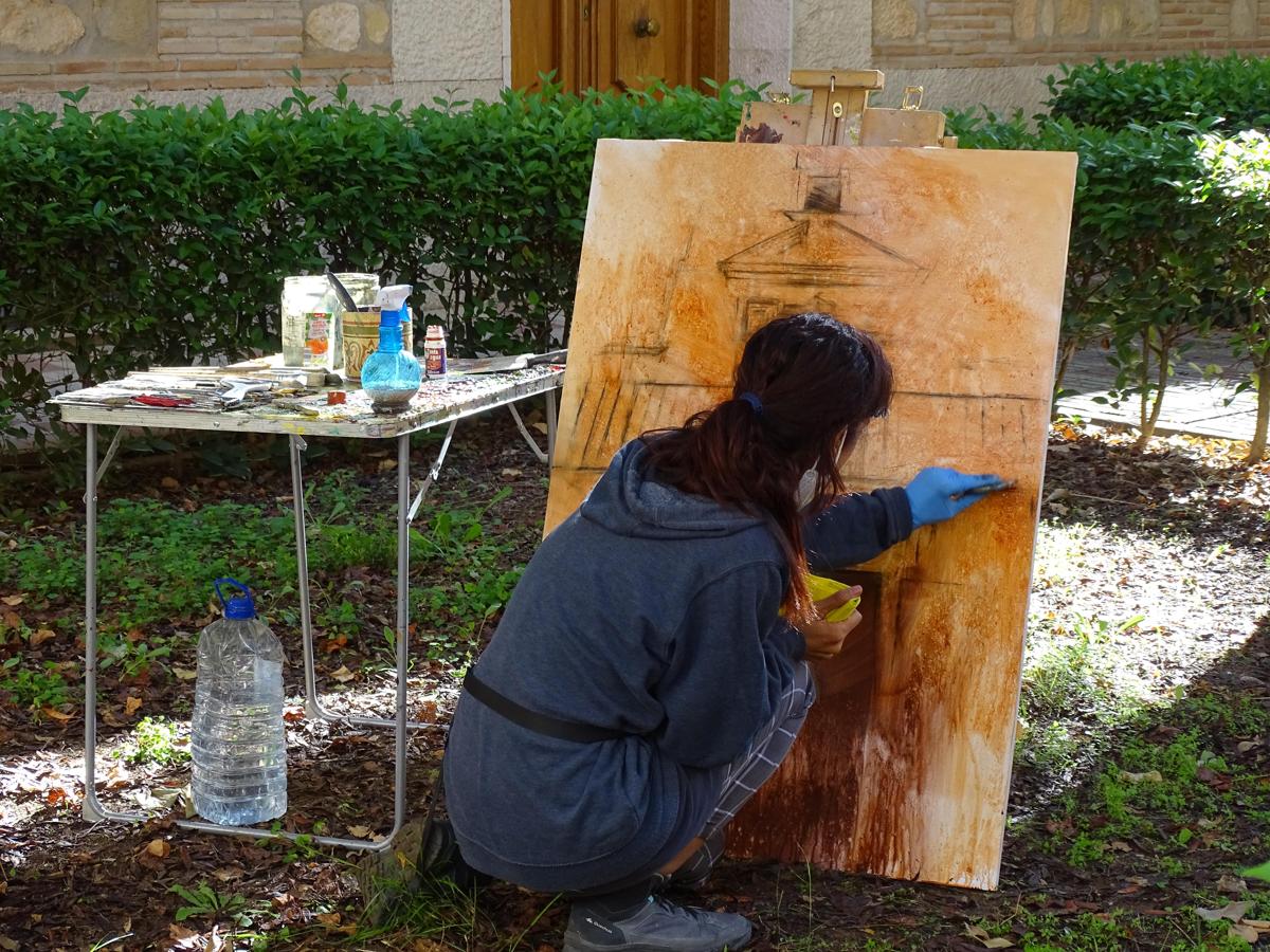 El concurso de pintura rápida, en imágenes