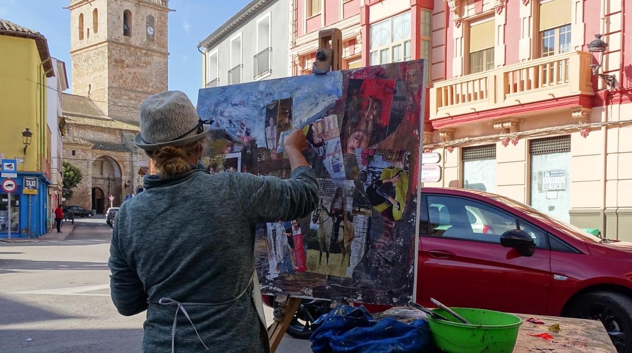 El concurso de pintura rápida, en imágenes