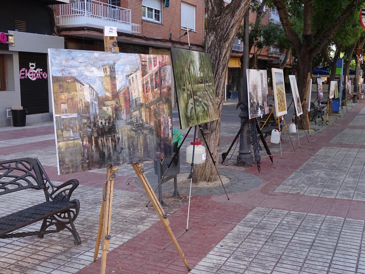 El concurso de pintura rápida, en imágenes