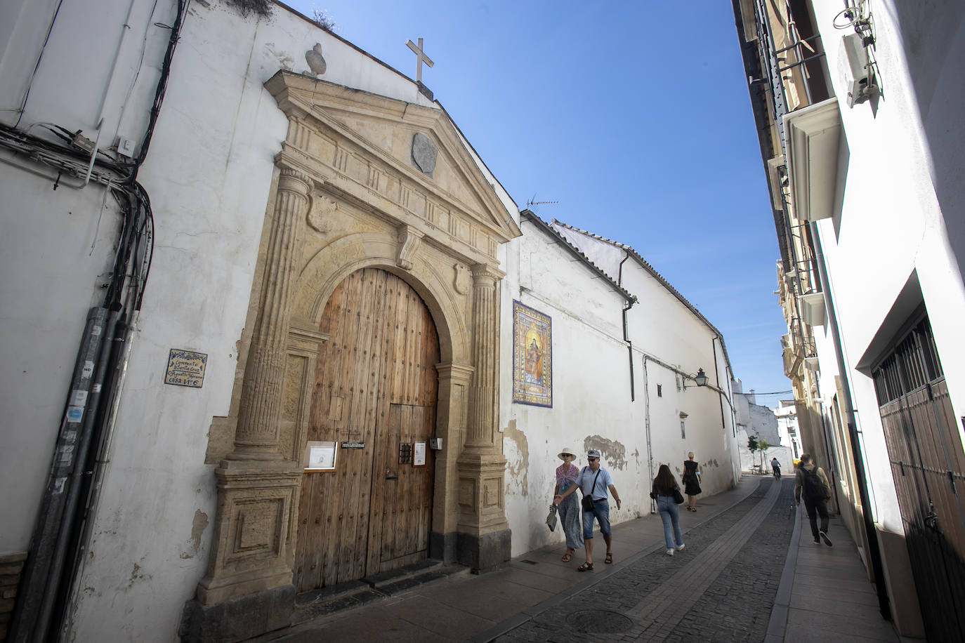 Las restauraciones en el convento de Santa Cruz de Córdoba, en imágenes